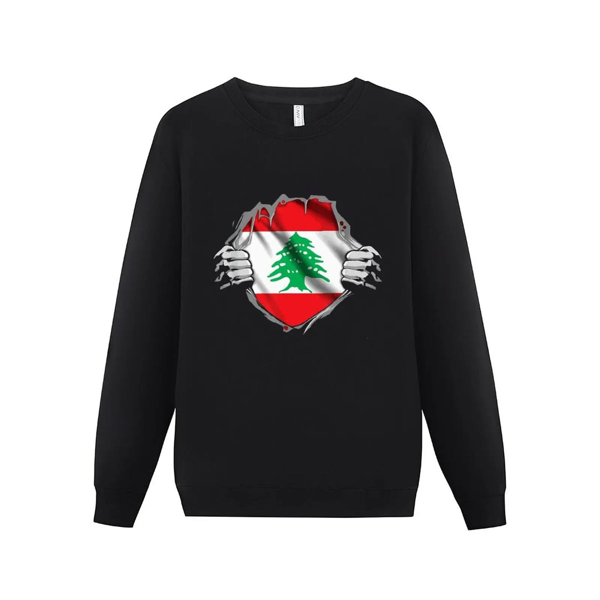 Lebanon Flag Badge Sweatshirt – Lebanese Heritage