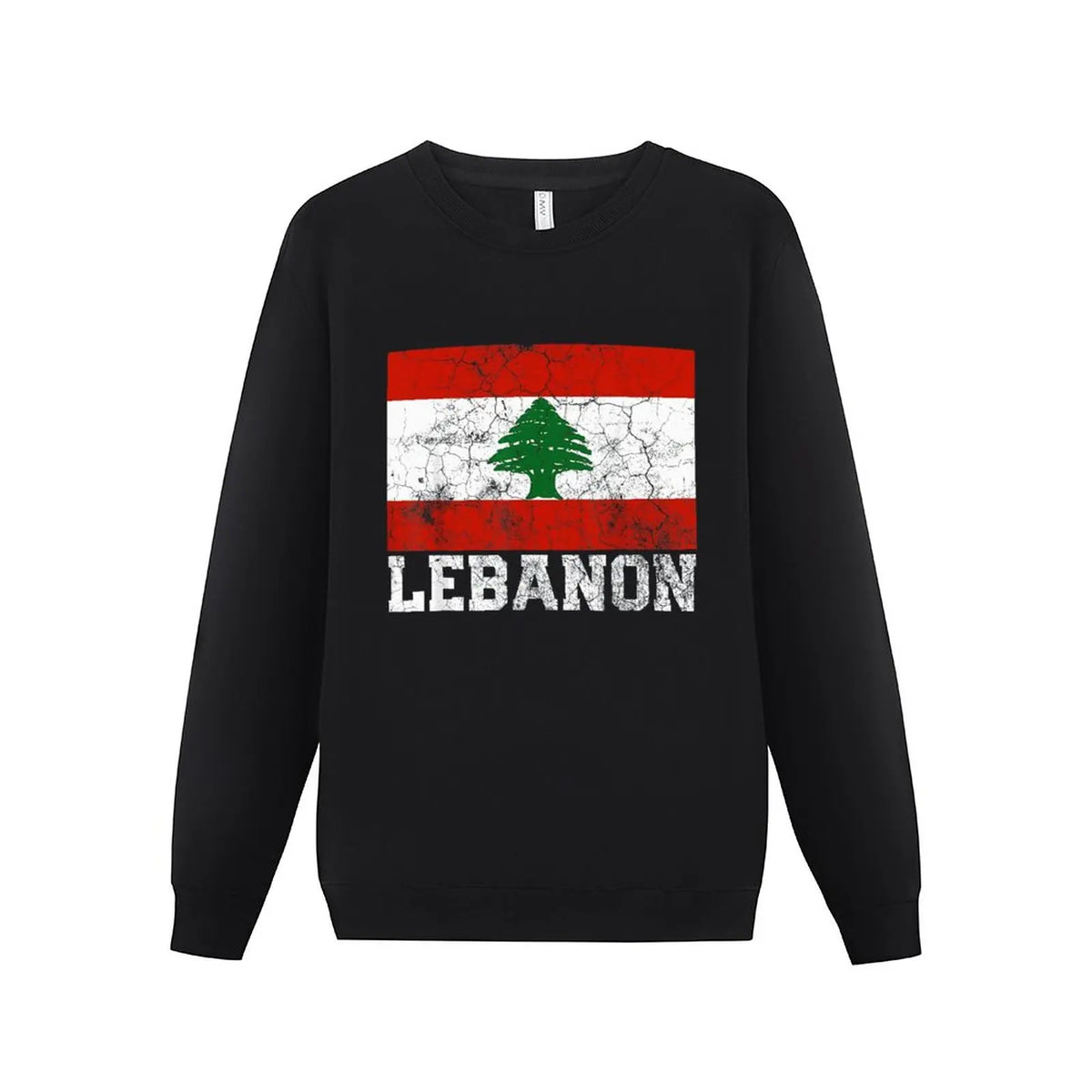 Lebanon Flag Stripe Sweatshirt – Cedar Tree Design