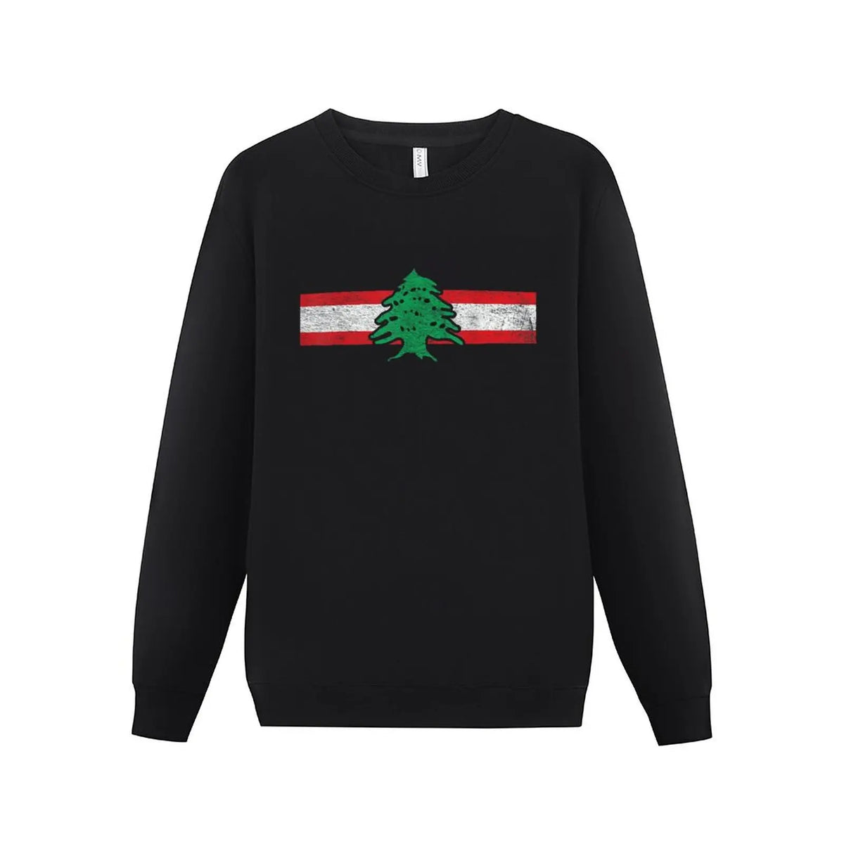 Lebanon Flag Cedar Tree Graphic Sweatshirt