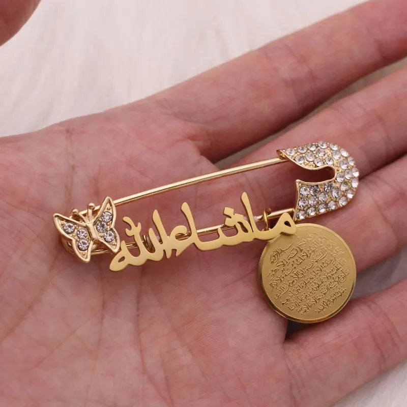 AYATUL KURSI Mashallah brooch Baby Pin