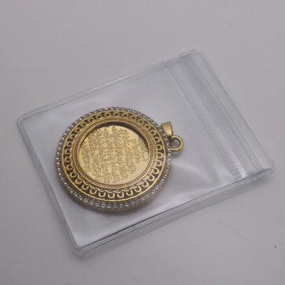AYATUL KURSI crystal Pendant necklace