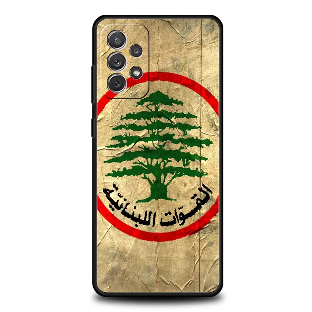 Beirut Lebanon Flag Phone Case For Samsung Galaxy A15 A13 A51 A71 A41 A31 A21S A03S A05 A35 A32 A55 A23 A25 A33 A53 A73 5G Cover
