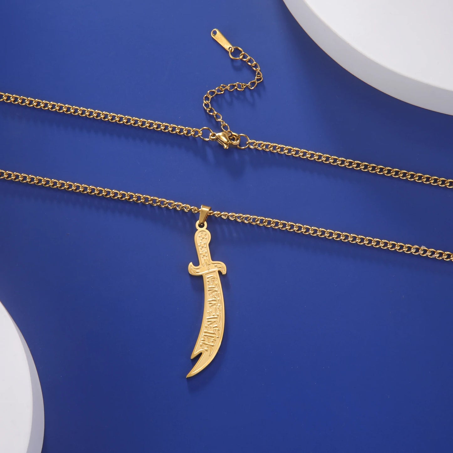 Stainless Steel Sword Necklace Zulfiqar Sword