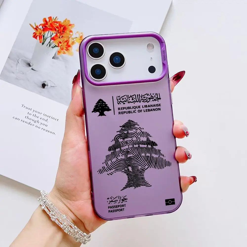 Lebanon Passport Shockproof Phone Case
