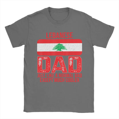 Lebanese Dad Lebanon Flag T Shirt