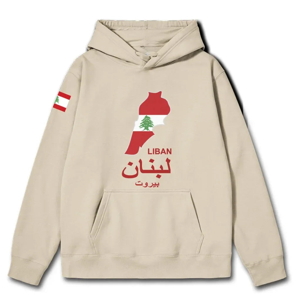 Lebanon National Map Hoodies