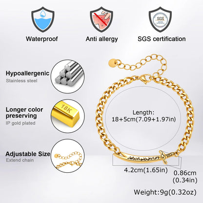 Zulfiqar Sword Bracelet