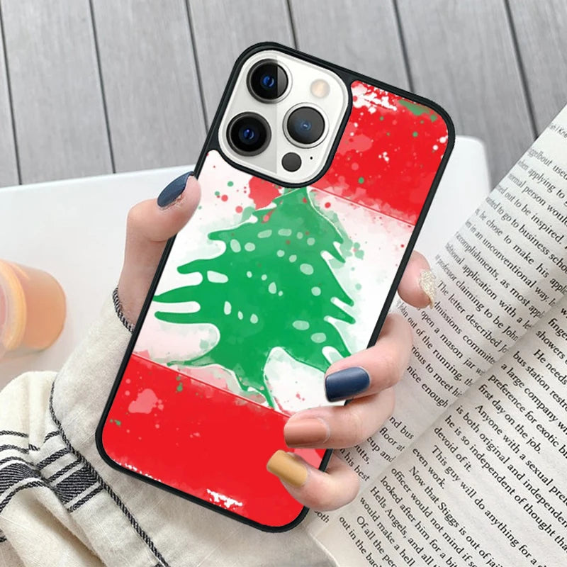 Lebanon Flag Phone case  For iPhone 17 Air 16 15 14 11 12 13 Pro MAX Plus cover shell coque