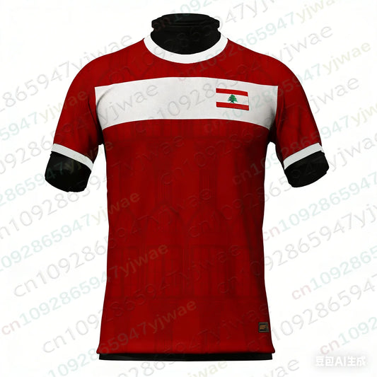 Lebanon Flag Graphic Sports Jersey T Shirt