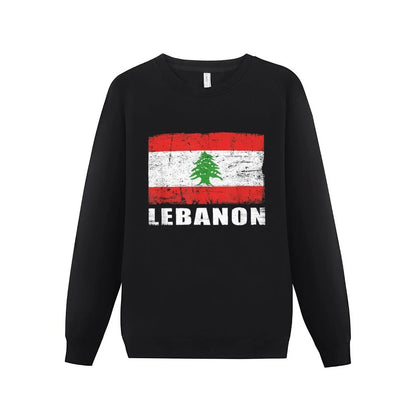 Hoodies Lebanon Flag Lebanese Country Map Hoodie Pullover Sweatshirts