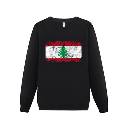 Hoodies Lebanon Flag Lebanese Country Map Hoodie Pullover Sweatshirts