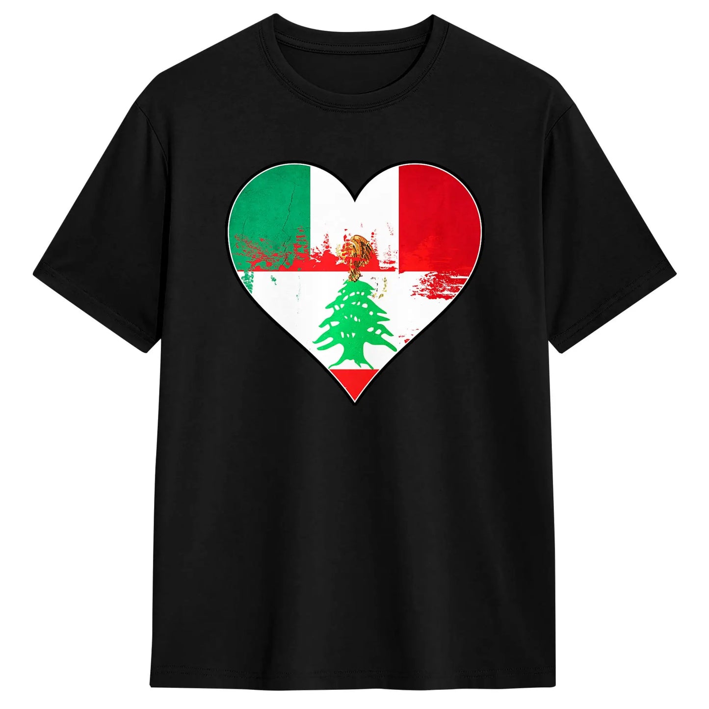 Oversized T Shirt Lebanon Flag