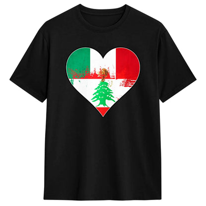 Oversized T Shirt Lebanon Flag