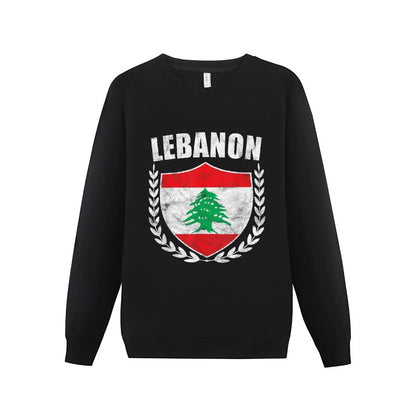 Hoodies Lebanon Flag Lebanese Country Map Hoodie Pullover Sweatshirts