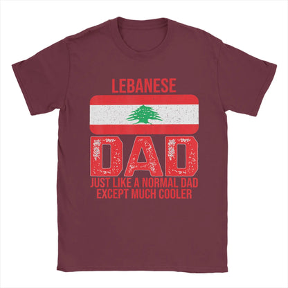 Lebanese Dad Lebanon Flag T Shirt