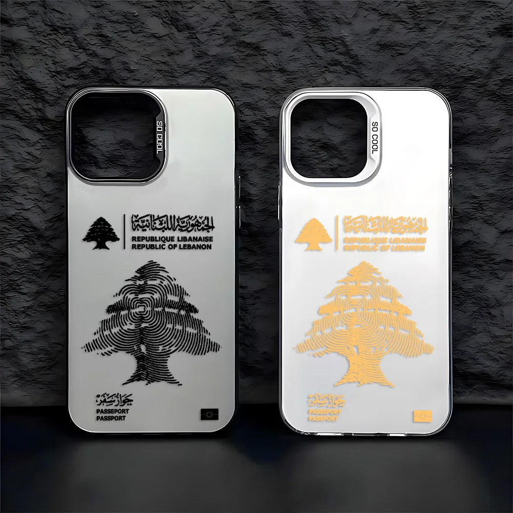 Lebanon Passport Phone Case For iPhone Matte Back Cover