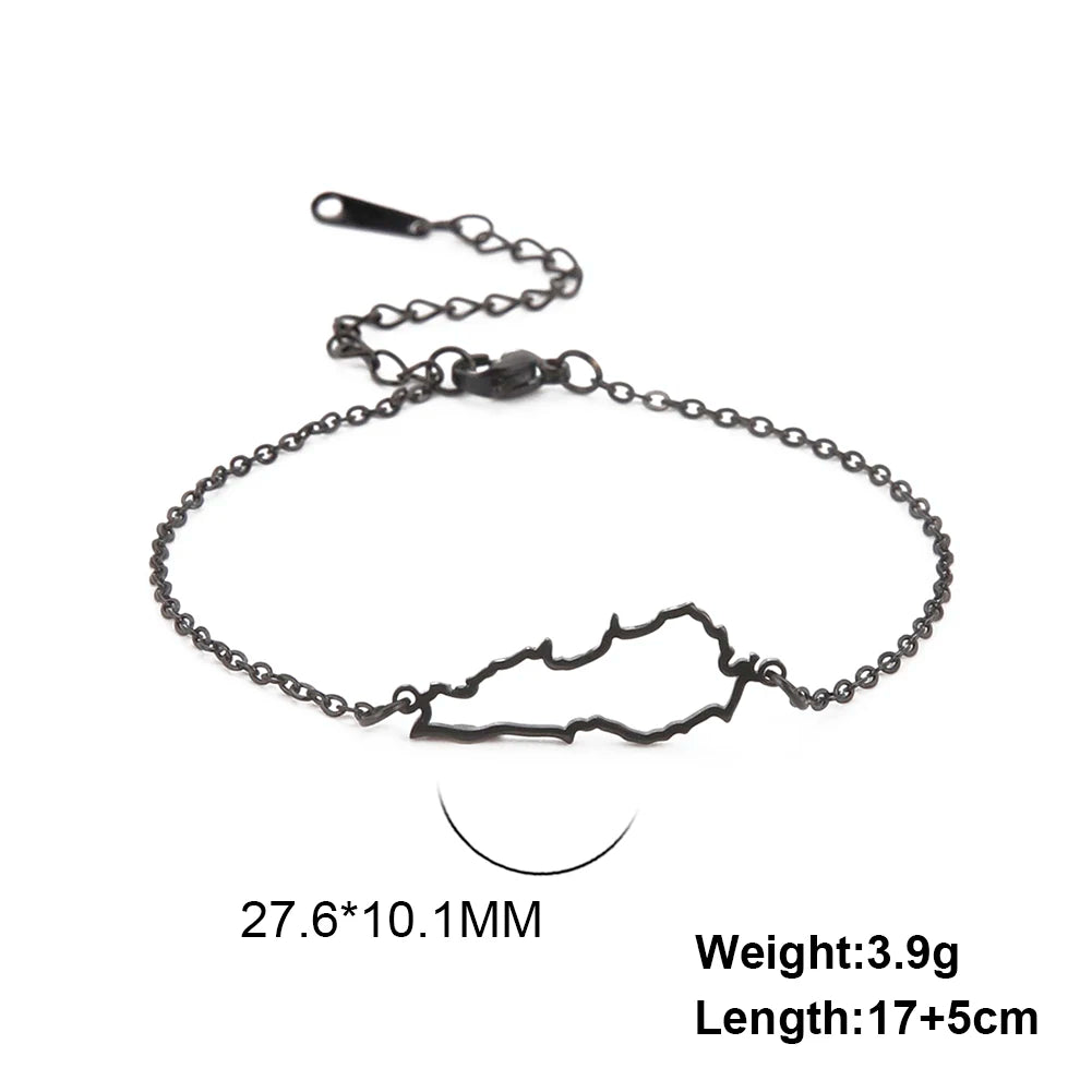Map of Lebanon Bracelet