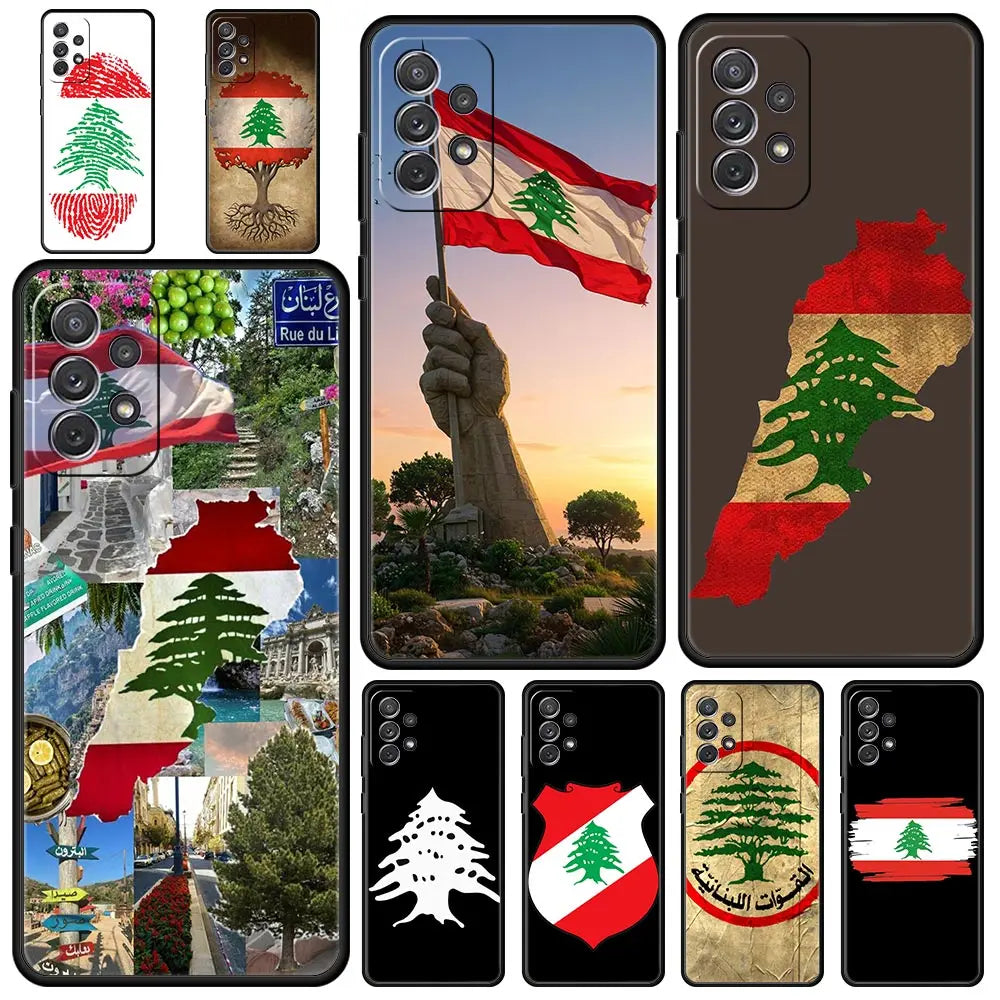 Beirut Lebanon Flag Phone Case For Samsung Galaxy A15 A13 A51 A71 A41 A31 A21S A03S A05 A35 A32 A55 A23 A25 A33 A53 A73 5G Cover