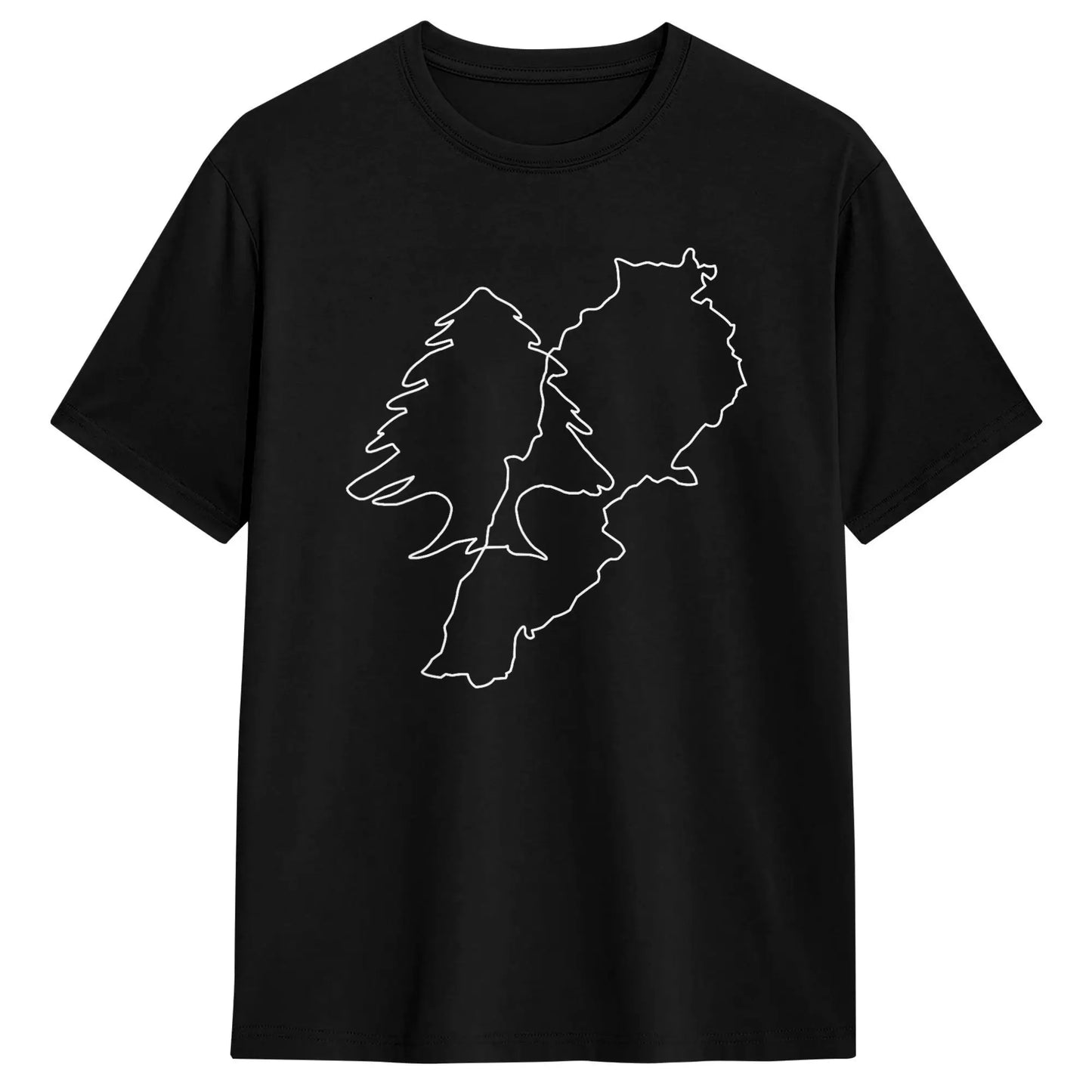 Oversized T Shirt Lebanon Flag