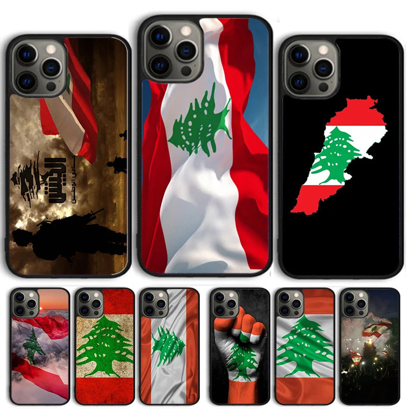 Lebanon Flag Phone case  For iPhone 17 Air 16 15 14 11 12 13 Pro MAX Plus cover shell coque