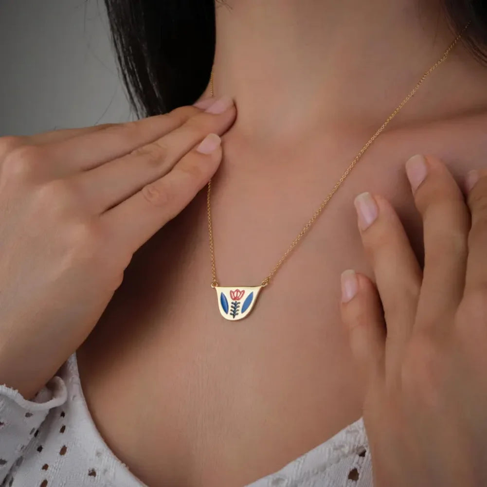 Coffee Cup Necklace Arabic Coffee Cup