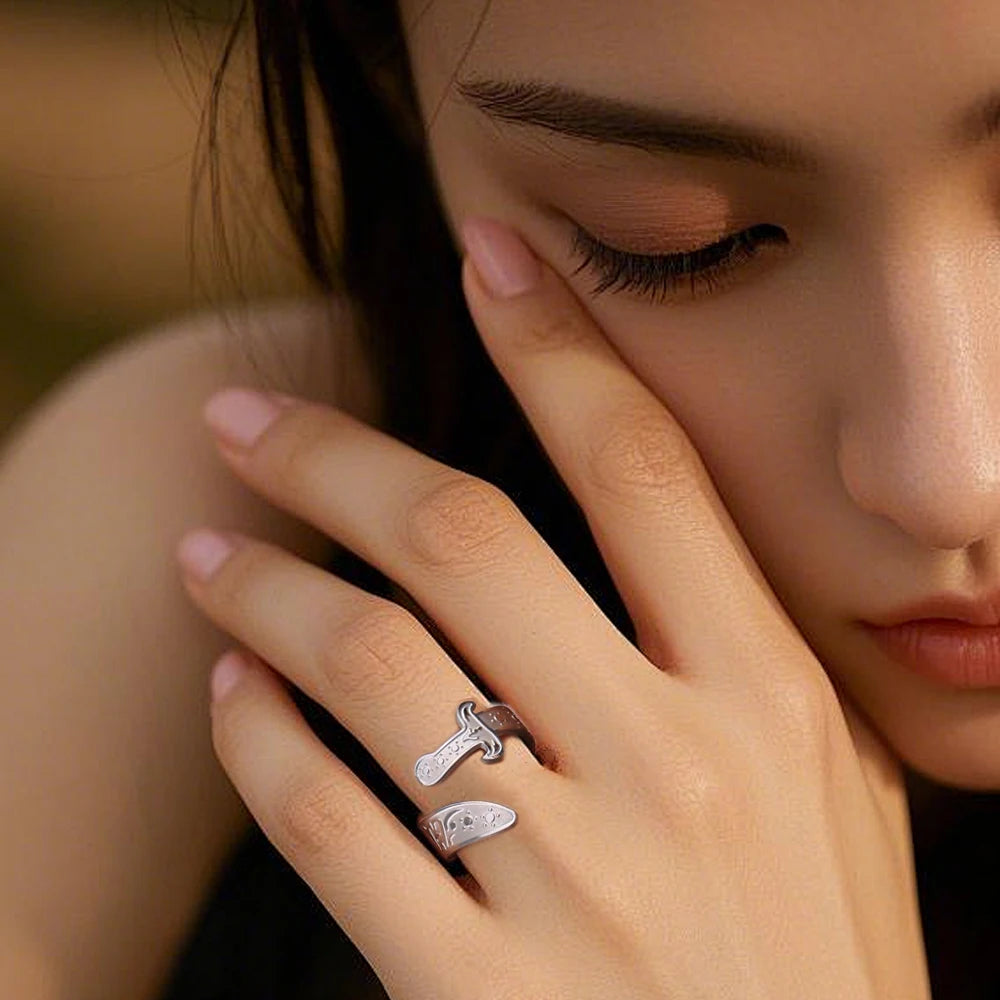 Zulfiqar Sword Adjustable Ring