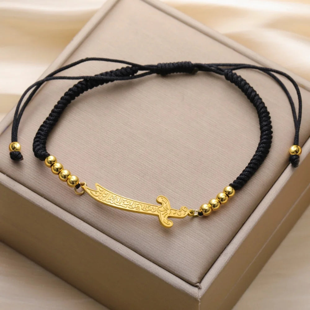 Stainless Steel Imam Ali Zulfiqar Sword Bracelet
