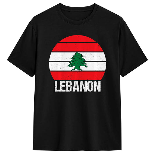 Lebanon Map Outline T Shirt