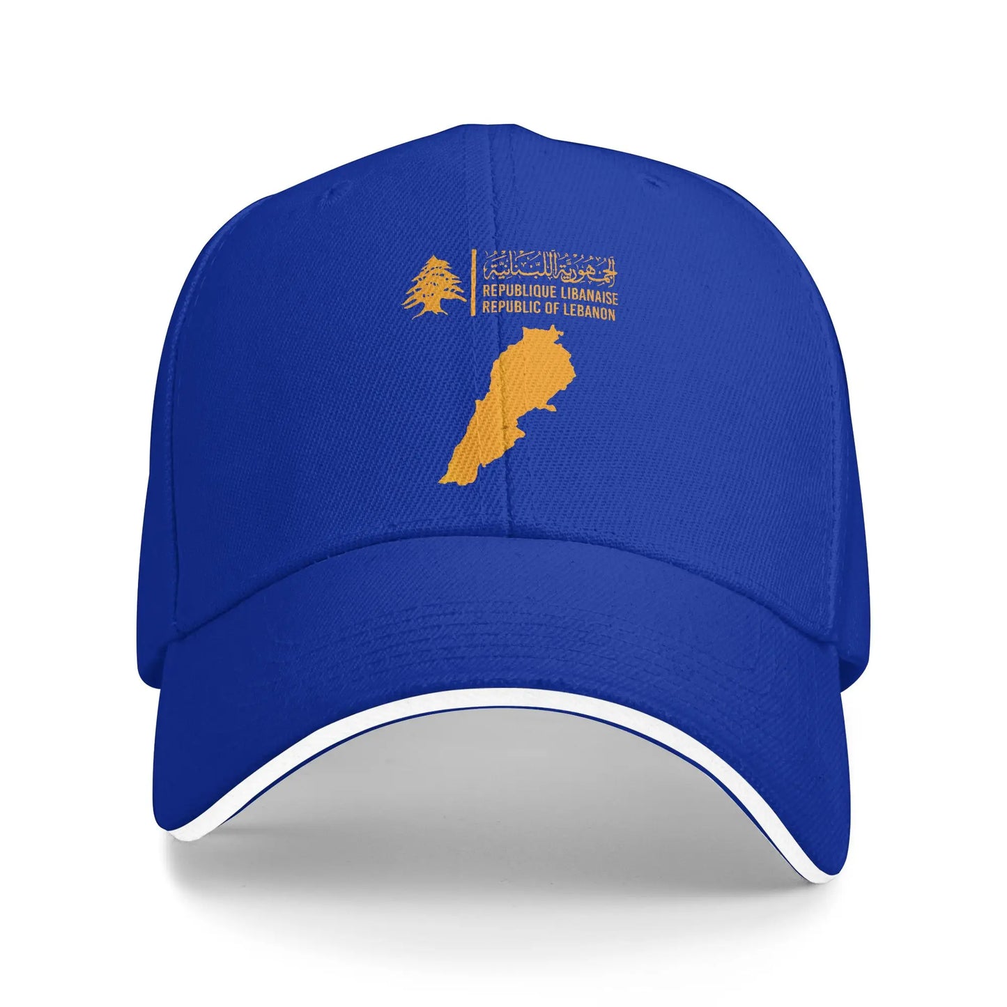 Lebanon Flag Map Cedar Tree Baseball Cap