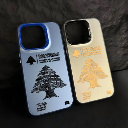 Lebanon Passport Phone Case For iPhone Matte Back Cover