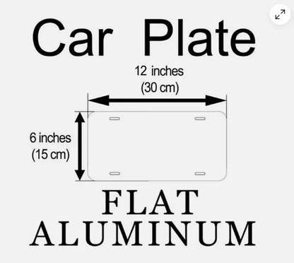 Lebanon Personalized License Plate Aluminum