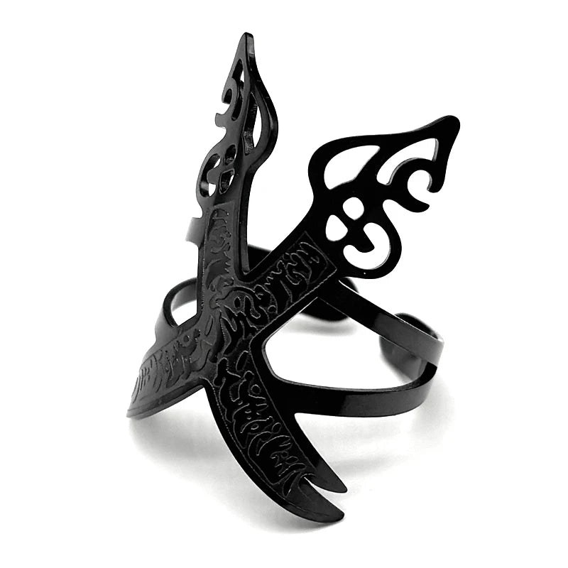 Imam Ali Sword Open Ring