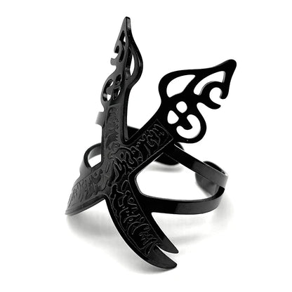 Imam Ali Sword Open Ring