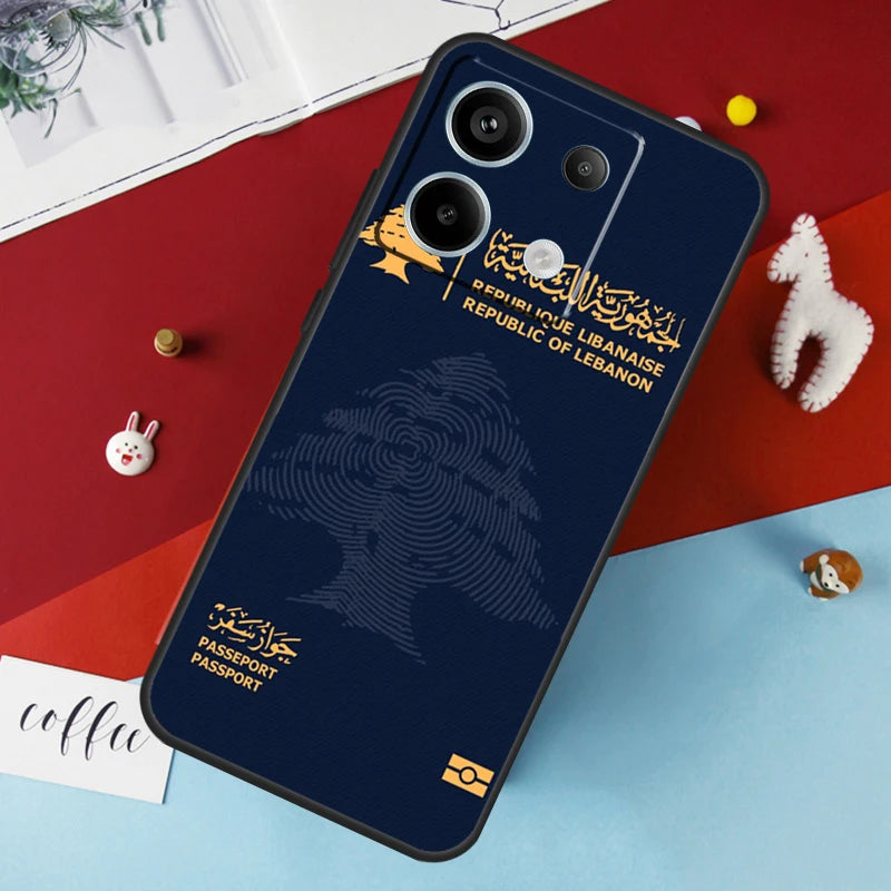 Lebanon Flag Map Case For Xiaomi Redmi Note 14 12 11 10 13 Pro 15 Pro Plus Redmi 15 14C 10C 12C 13C 15C Cover