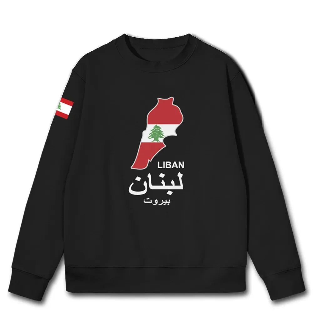 Lebanon National Map Hoodies