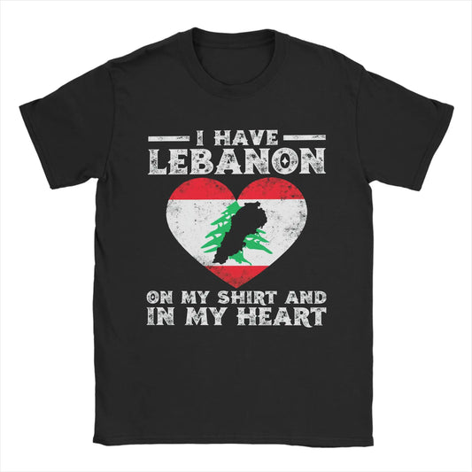 Lebanon On My Shirt & In My Heart Vintage Graphic Tee