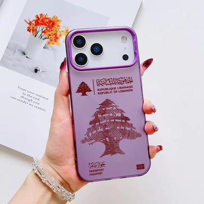 Lebanon Passport Shockproof Phone Case
