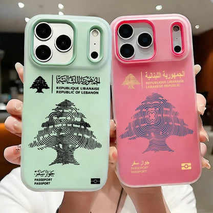 Lebanon Passport Phone Case For IPhone 17 16 15 14 13 12 11 Pro Max
