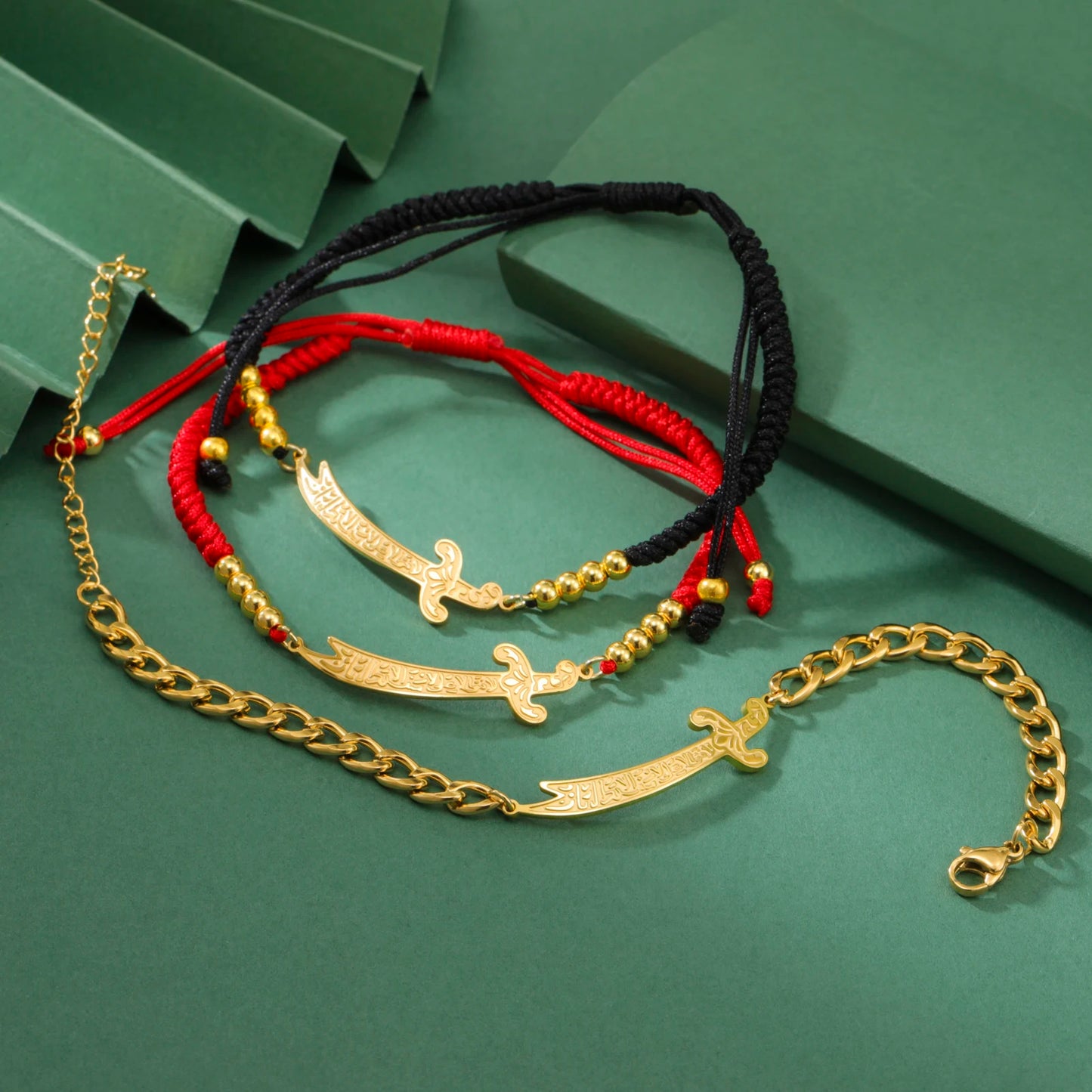Stainless Steel Imam Ali Zulfiqar Sword Bracelet