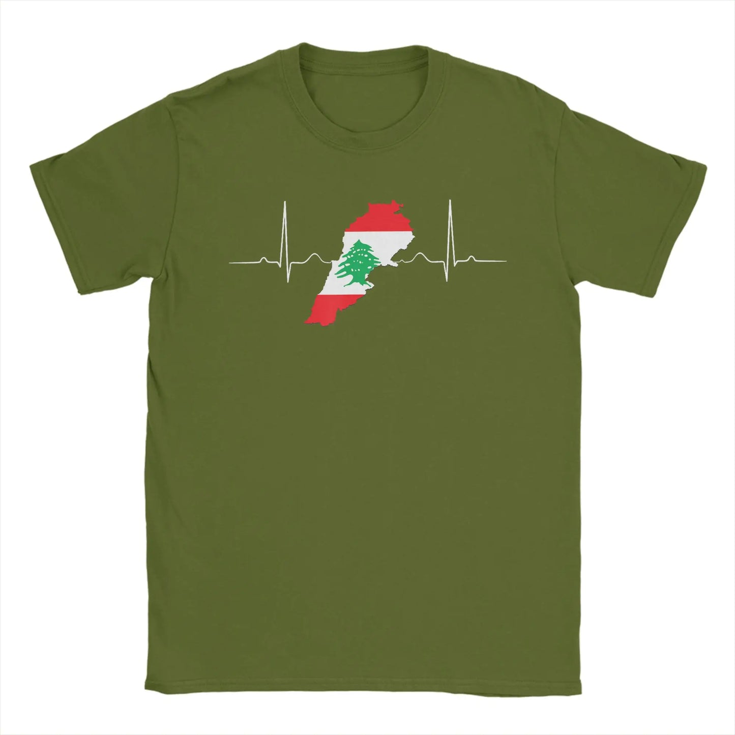 Lebanon Heartbeat Lebanon Map T Shirt