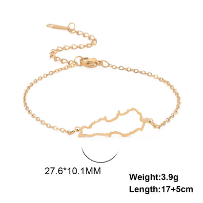 Map of Lebanon Bracelet