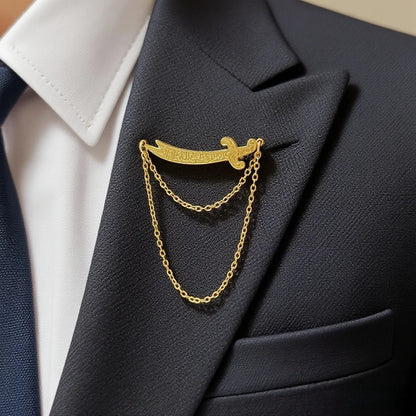 Zulfiqar Sword Brooch