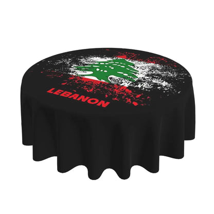 Lebanon Waterproof Round Tablecloth