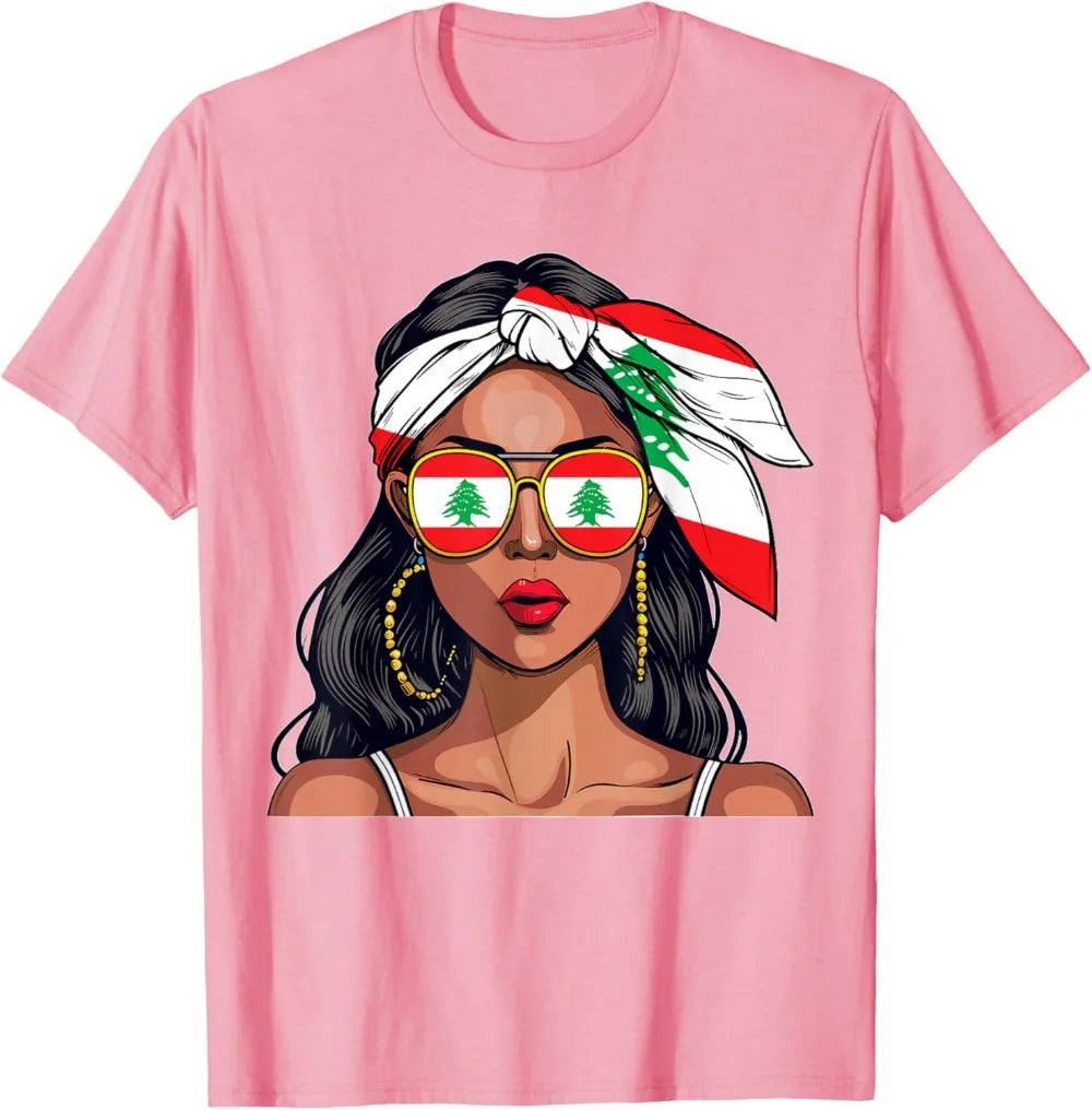 Lebanese Woman Flag Shirt