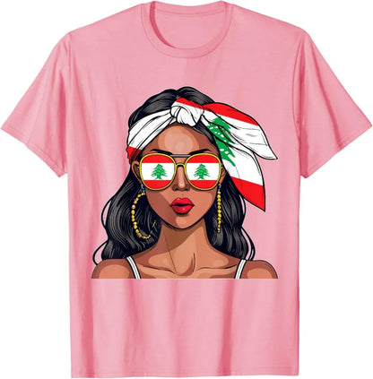 Lebanese Woman Flag Shirt