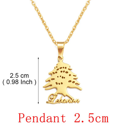 Cedar Symbol Pendants Lebanon