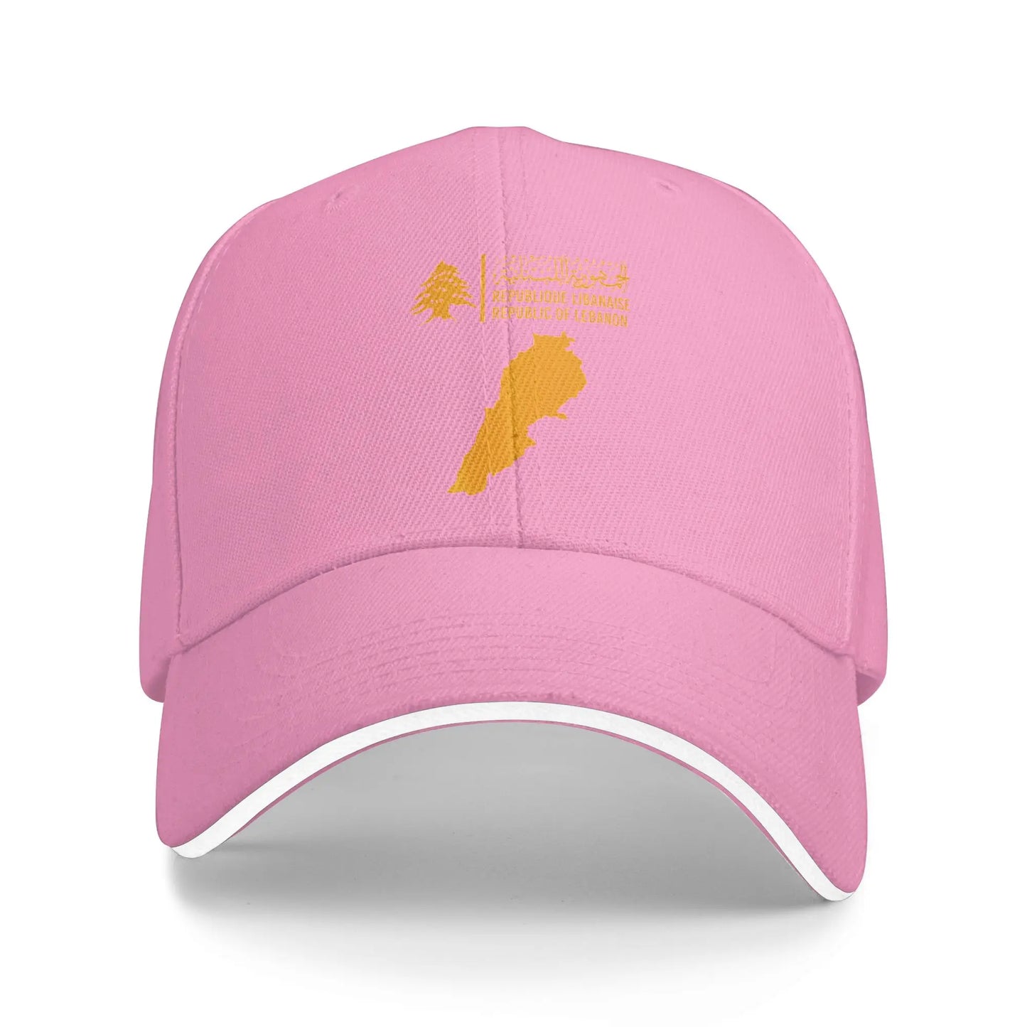 Lebanon Flag Map Cedar Tree Baseball Cap