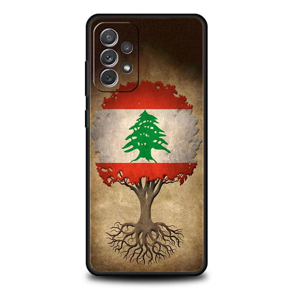 Beirut Lebanon Flag Phone Case For Samsung Galaxy A15 A13 A51 A71 A41 A31 A21S A03S A05 A35 A32 A55 A23 A25 A33 A53 A73 5G Cover