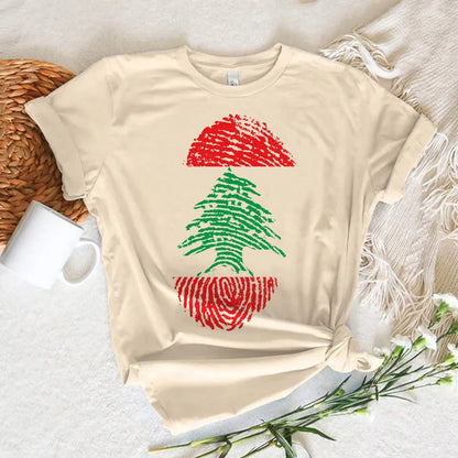 Lebanon top women crew neck top female anime clothes