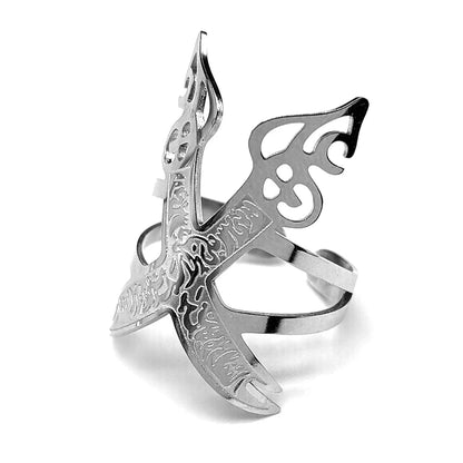 Imam Ali Sword Open Ring